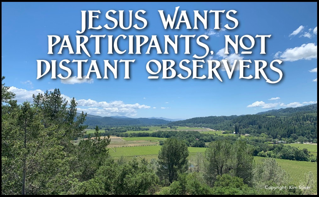 Jesus wants participants not distant observers. Supercharge your faith with this.