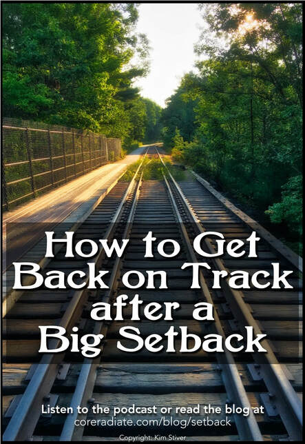 How to get back on track spiritually after a big setback