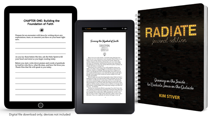 RADIATE Journal Formats Spiritual Growth Discipleship Devotional